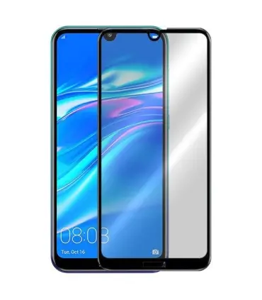 محافظ صفحه نمایش شیشه ای تمام چسب هواویی Full Glue Glass 6D Huawei Y7 Pro/Y7PRIME 2019