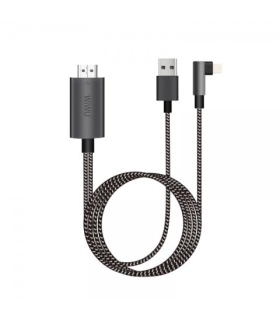 کابل تبدیل USB به HDMI / لایتنینگ ویوو مدل X7 طول 2 متر