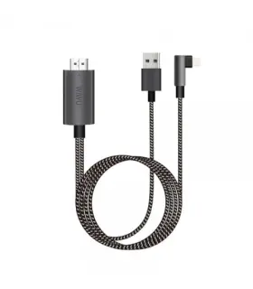 کابل تبدیل USB به HDMI / لایتنینگ ویوو مدل X7 طول 2 متر