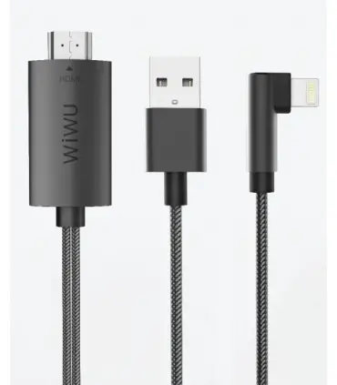 کابل تبدیل USB به HDMI / لایتنینگ ویوو مدل X7 طول 2 متر