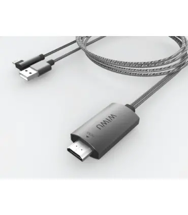 کابل تبدیل USB به HDMI / لایتنینگ ویوو مدل X7 طول 2 متر