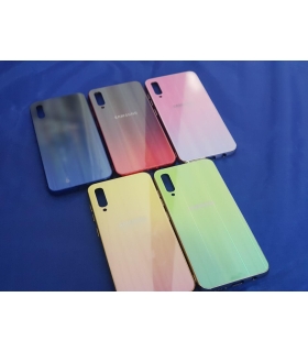 کاور پشت گلس رنگین کمانی Glass case samsung A70