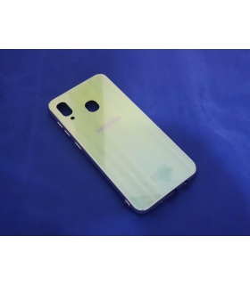 کاور پشت گلس رنگین کمانی Glass case samsung A30/20