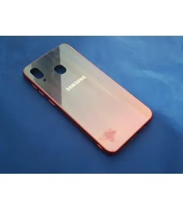 کاور پشت گلس رنگین کمانی Glass case samsung A30/20