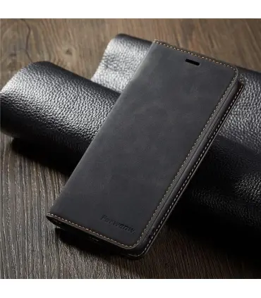 کیف چرمی هوانمین سامسونگ Huanmin Magnetic Samsung Galaxy S10 Plus