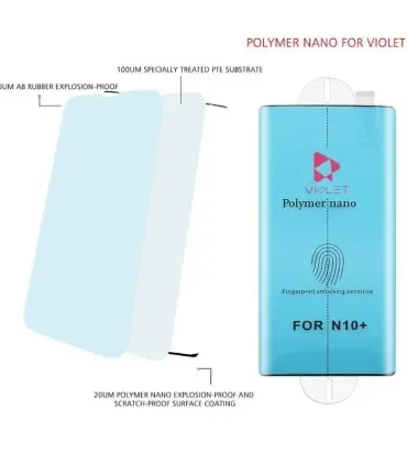 نانو گلس پلیمری نانو Polymer nano Samsung Note 10 Plus