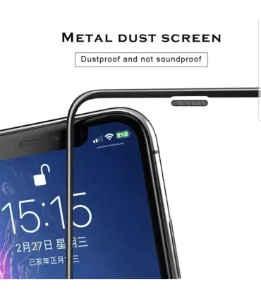 گلس تمام صفحه فیلتر دار full glass Dust Filter 9D Armir iphone X/XS