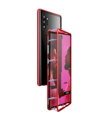 قاب مگنتی آهنربایی دو تیکه شفاف سامسونگ Note 10