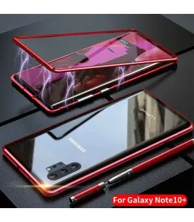 قاب مگنتی آهنربایی دو تیکه شفاف سامسونگ Note 10plus