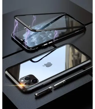 قاب مگنتی آهنربایی دو تیکه شفاف Iphone 11Pro