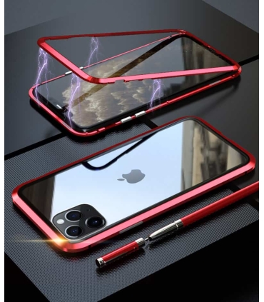 قاب مگنتی آهنربایی دو تیکه شفاف Iphone 11Pro Max