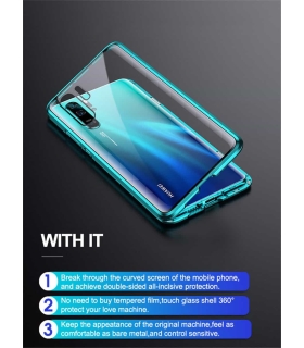 قاب مگنتی آهنربایی دو تیکه شفاف Huawei P30 Lite (Nova4E)