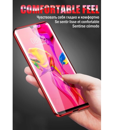 قاب مگنتی آهنربایی دو تیکه شفاف Huawei P30 Lite (Nova4E)