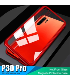 قاب مگنتی آهنربایی دو تیکه شفاف Huawei P30 pro
