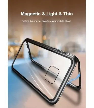 قاب مگنتی آهنربایی دو تیکه شفاف Huawei Mate20 pro