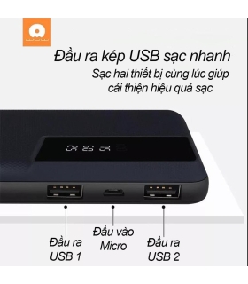 پاوربانک دبلیو یو دبلیو Power bank Wuw U16 13000MA