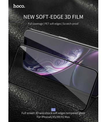 محافظ تمام صفحه برند هوکو HOCO G1 Flash Attach HD Silk Printing Full Screen Tempered Glass Iphone 11Pro