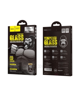 محافظ تمام صفحه برند هوکو HOCO G1 Flash Attach HD Silk Printing Full Screen Tempered Glass Iphone 11Pro Max