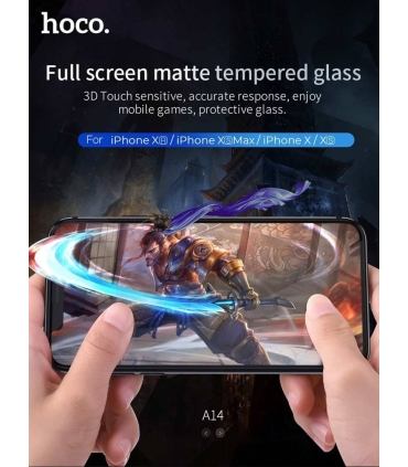 محافظ تمام صفحه مات هوکو  screen protector Super smooth A14 tempered glass Iphone 11 Pro