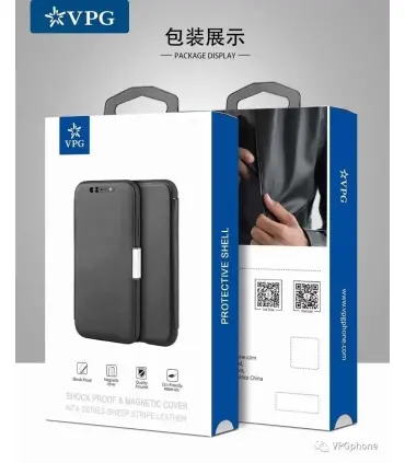 کیف محافظ چرمی سامسونگ VPG Magnetic SHOCK PROOF Samsung Note 10 PLUS