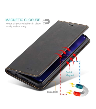 کیف چرمی هوانمین سامسونگ Huanmin Magnetic Samsung Galaxy S8