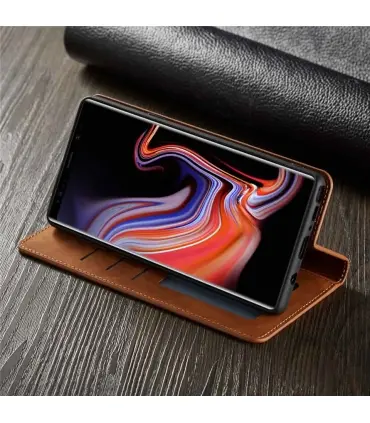 کیف چرمی هوانمین سامسونگ Huanmin Magnetic Samsung Galaxy S9