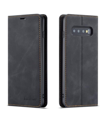 کیف چرمی هوانمین سامسونگ Huanmin Magnetic Samsung Galaxy S10