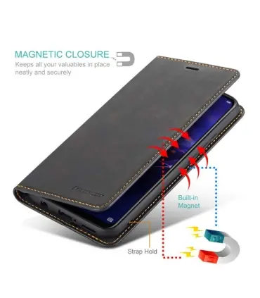 کیف چرمی هوانمین سامسونگ Huanmin Magnetic Samsung Galaxy A10
