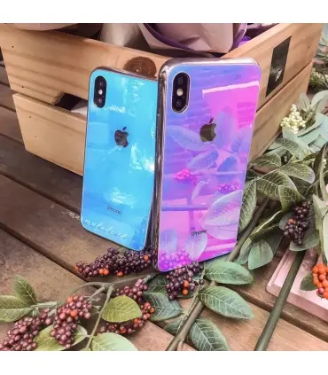 قاب پشت گلس هولوگرامی Glass case hologram Iphone 11