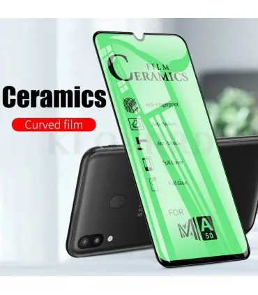 برچسب گلس نشکن سرامیک Ceramucs glass full 9D MI NOTE8 Pro