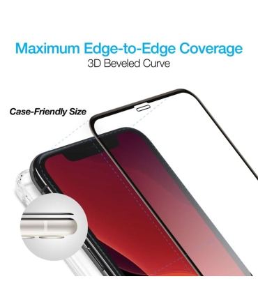محافظ صفحه نمایش شیشه ای 3D نزتک مناسب برای Iphone Xs  Max/11Pro Max