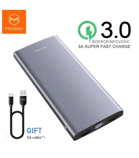پاوربانک 10000 سوپر شارژ مک دودو Mcdodo MC-7210 QC3.0 Power Bank دارای کابل 5 آمپر
