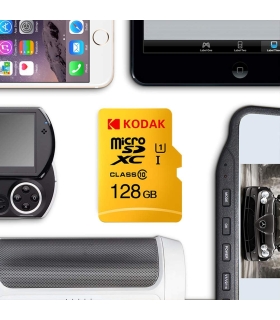 کارت حافظه کداک Kodak UHS-I U1 Class 10 85MBps 580X microSDHC 128GB