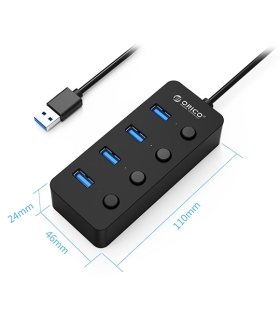 هاب 4 پورت USB 3.0 مدل ORICO W9PH4-U3-V1