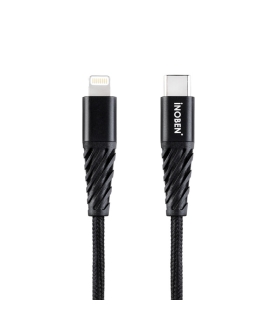 کابل تبدیل Type-C به Lightning آینوبن مدل Braided