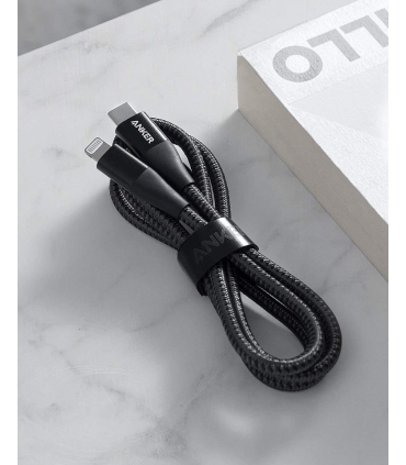 کابل شارژر انکر USB C to Lightning Cable 3 ft Apple Mfi Certified