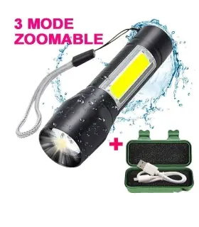 چراغ قوه XPE+COB LED Flashlight Lamp