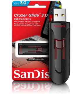 فلش مموری سن دیسک ظرفیت 16 گیگابایت مدل Cruzer Glide