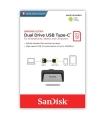 فلش مموری سن دیسک ظرفیت 32 گیگابایت مدل Ultra Dual Drive USB Type-C