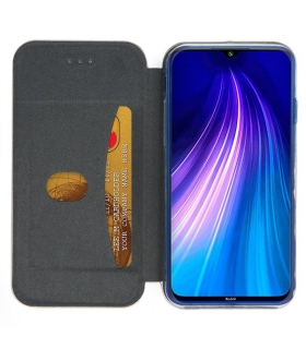 کیف چرمی Xiaomi Redmi Note 8 PRO مدل مگنتی جا کارتی دار