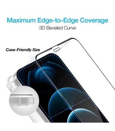 محافظ صفحه نمایش شیشه ای 3D نزتک مناسب برای Iphone 12 Mini