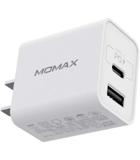 شارژر مومکس Momax UM13CN OnePlug PD QC3.0 Charger 18W