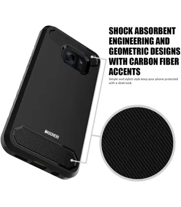 قاب سامسونگ Mascheri Carbon Fiber Case Samsung S7Edge