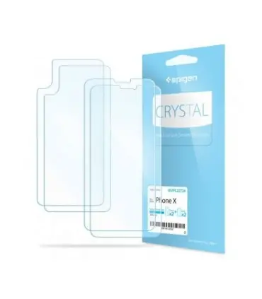 محافظ صفحه اسپیگن ایفون Spigen Crystal Screen Protector iPhone X/XS