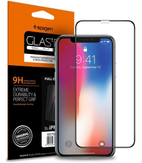 محافظ صفحه گلس اسپیگن Spigen GLAS.tR SLIM Full Cover Iphone X/XS/11PRO