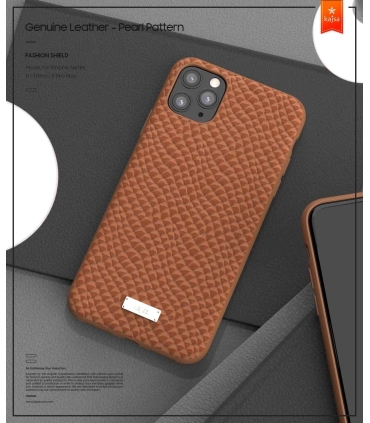 قاب چرمی آیفون  Case Kajsa Pearl Pattern iPhone 12 Pro Max