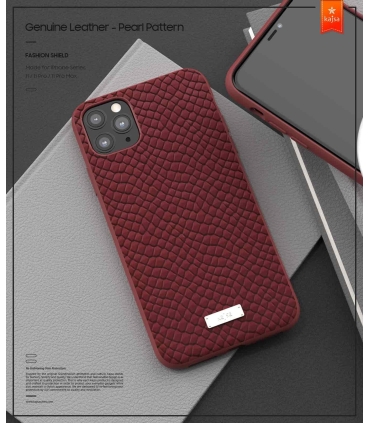 قاب چرمی آیفون  Case Kajsa Pearl Pattern iPhone 12 Pro Max