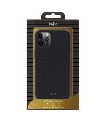 قاب چرمی آیفون  Case Kajsa Pearl Pattern iPhone 12 Pro Max