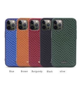قاب چرمی آیفون  Case Kajsa Pearl Pattern iPhone 12 Pro Max