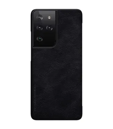 کیف چرمی نیلکین سامسونگ Nillkin Qin Leather Case Samsung S21 Ultra